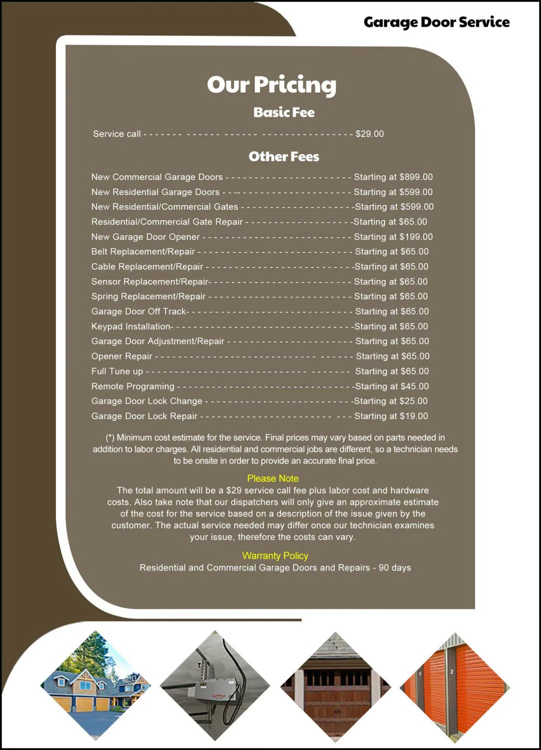 State Garage Doors Chandler, AZ 866-811-3708